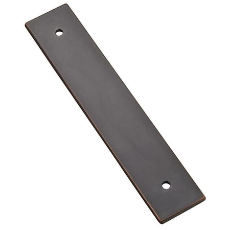 Patioplus 4 in. Center to Center Back Plate for Pulls, Oil Rubbed Bronze PA2006897